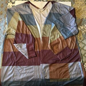 Plus Size Casual Cardigan, Women's